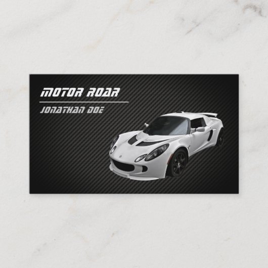 Automobil-Visitenkarte Visitenkarte (Vorderseite)