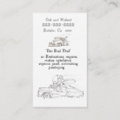 Automobil-Visitenkarten Visitenkarte (Rückseite)