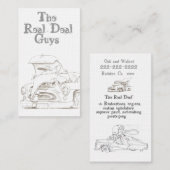 Automobil-Visitenkarten Visitenkarte (Vorne/Hinten)