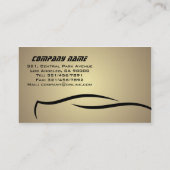 Automobil - Visitenkarten Visitenkarte (Rückseite)