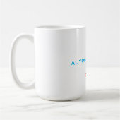 Automobil-Zahnrad-Logo Kaffeetasse (Links)
