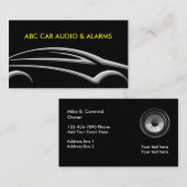 Automobilaudiosysteme Visitenkarte (Vorne/Hinten)