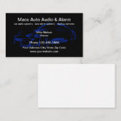 Automobilauto-Audio und Sicherheit Visitenkarte (Vorne/Hinten)