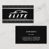 AutomobilAuto, das LuxusAuto-Wellness-Center Visitenkarte (Vorne/Hinten)