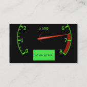 Automobilauto-Mechaniker Visitenkarte (Rückseite)