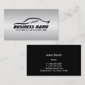 AutomobilAuto-Reparatur-beruflicher Metallstahl Visitenkarte (Vorne/Hinten)