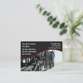 Automobilauto-Transportfahrzeug-Visitenkarten Visitenkarte (Stehend Vorderseite)