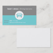 Automobilauto-treibender Lehrer-Visitenkarten Visitenkarte (Vorne/Hinten)