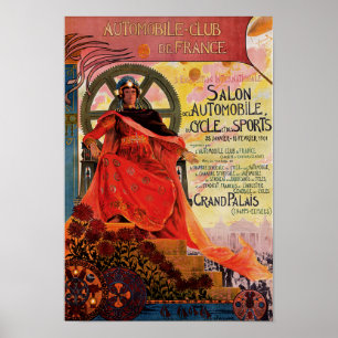 Automobilclub Frankreich Poster