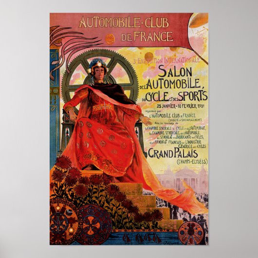 Automobilclub Frankreich Poster (Vorne)