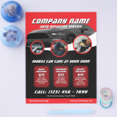 Automobildetailing-Flugblatt Flyer (Einzeln)