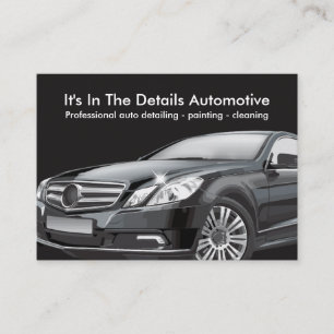 Automobildetailing und Reinigung Visitenkarte