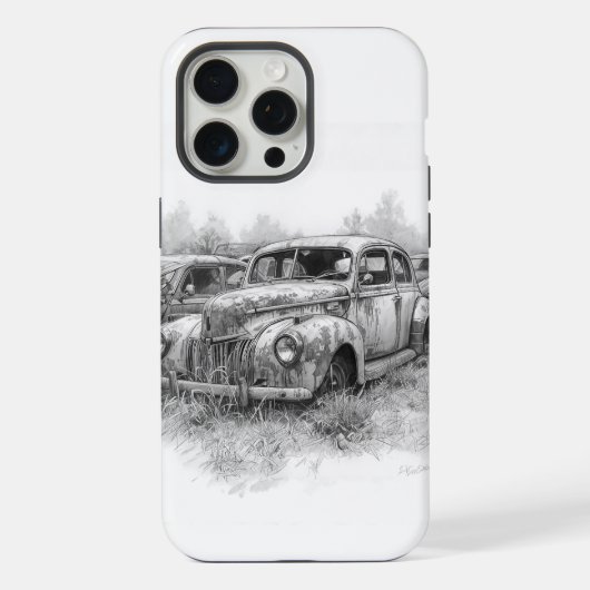 AUTOMOBILE ART iPhone HÜLLE (Rückseite)