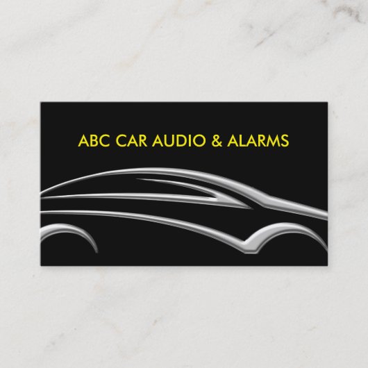Automobile Audiosysteme Visitenkarte (Vorderseite)