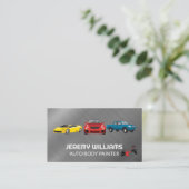 Automobile | Auto-Body-Spray-Logo Visitenkarte (Stehend Vorderseite)