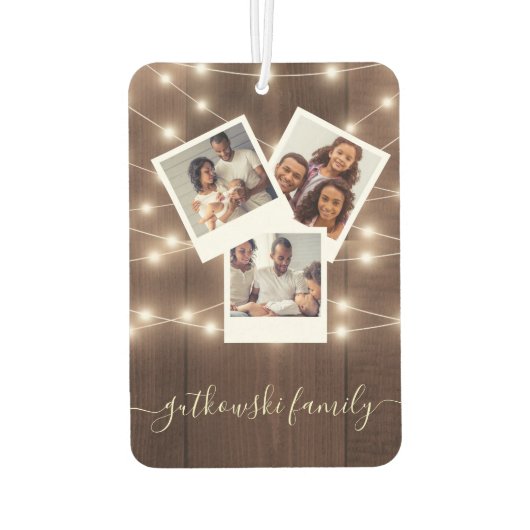 Automobile Baby Design Ihre eigene Fotos Luft Autolufterfrischer (Rückseite)