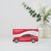 Automobile | Car Services Logo Visitenkarte (Stehend Vorderseite)