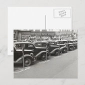 Automobile in Omaha, 1938 Postkarte (Vorne/Hinten)