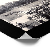 Automobile Panorama Foto 1909 Poster (Ecke)