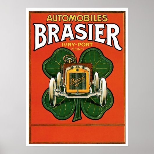 Automobiles Brasier Poster (Vorne)