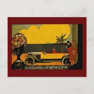 Automobiles Georges Roy - Vintage-Werbung Postkarte