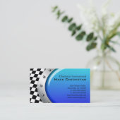 Automobilgeschäfts-Karte, die Schachbrett-Bolzen Visitenkarte (Stehend Vorderseite)