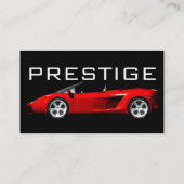 Automobilindustrie-Visitenkarte Visitenkarte (Rückseite)