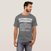 Automobilingenieur Noun Beruflich Vater Cool T-Shirt (Vorne ganz)
