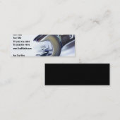 Automobilmechaniker-Schlüssel-Entwurf Mini Visitenkarte (Vorne/Hinten)