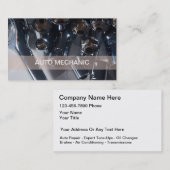 Automobilmechaniker-Visitenkarten Visitenkarte (Vorne/Hinten)