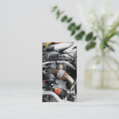 Automobilreparaturteil-Mechaniker-Autotechniker 2 Visitenkarte (Stehend Vorderseite)