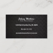 Automobiltechniker-Visitenkarten Visitenkarte (Rückseite)