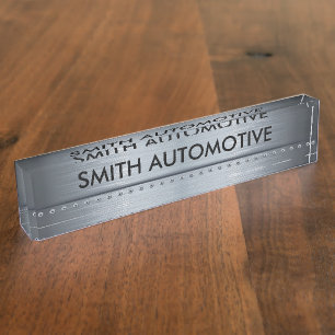 Automobilthema-Schreibtisch-Plakette Namensplakette