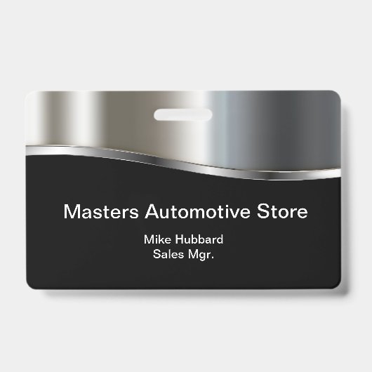 AutomobilVerkaufsstelle-Verkaufs-Team Ausweis (Vorderseite)