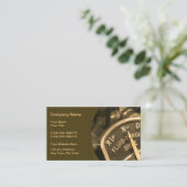 AutomobilVisitenkarte-Retro Entwurf Visitenkarte (Stehend Vorderseite)