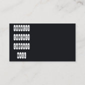 AutomobilVisitenkarte stilvollen classick Muskels Visitenkarte (Rückseite)