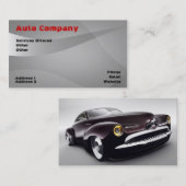 AutomobilVisitenkarte Visitenkarte (Vorne/Hinten)