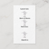 AutomobilVisitenkarten in der Perle Visitenkarte (Rückseite)