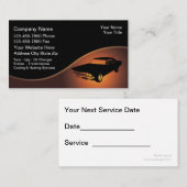 AutomobilVisitenkarten Terminkarte (Vorne/Hinten)