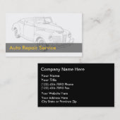 AutomobilVisitenkarten Visitenkarte (Vorne/Hinten)