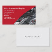 AutomobilVisitenkarten Visitenkarte (Vorne/Hinten)