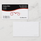 AutomobilVisitenkarten Visitenkarte (Vorne/Hinten)