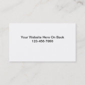 AutomobilVisitenkarten Visitenkarte (Rückseite)