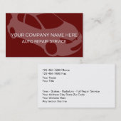 AutomobilVisitenkarten Visitenkarte (Vorne/Hinten)