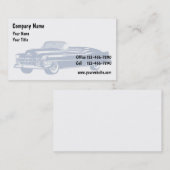 AutomobilVisitenkarten Visitenkarte (Vorne/Hinten)