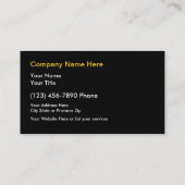 AutomobilVisitenkarten Visitenkarte (Rückseite)