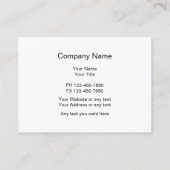 AutomobilVisitenkarten Visitenkarte (Rückseite)