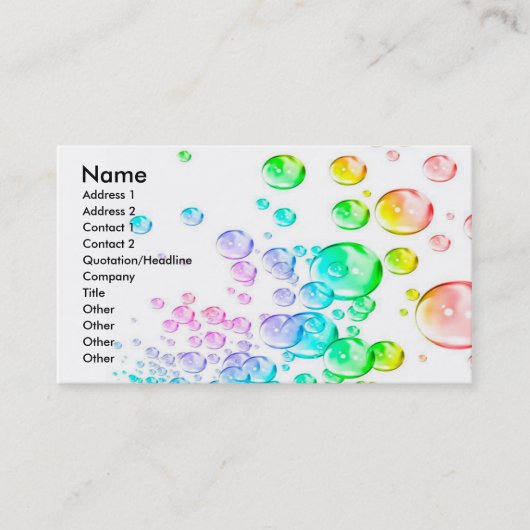 AutomobilVisitenkarten Visitenkarte (Vorderseite)