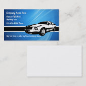 AutomobilVisitenkarten Visitenkarte (Vorne/Hinten)