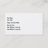 AutomobilVisitenkarten Visitenkarte (Rückseite)